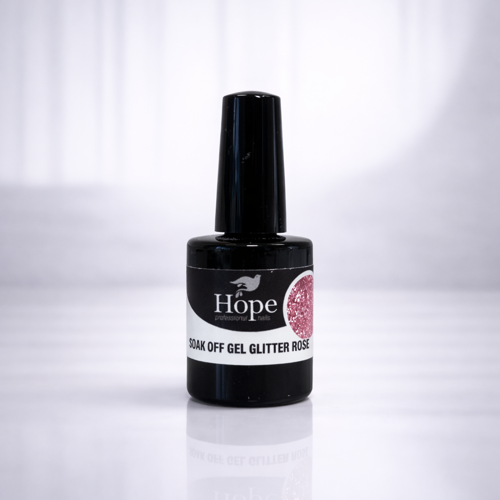 COLOR GEL GLITTER ROSE 8ml