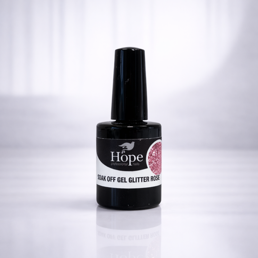 COLOR GEL GLITTER ROSE 8ml
